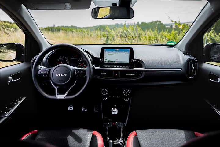 Kia Picanto, Innennansicht, Armarurenbrett