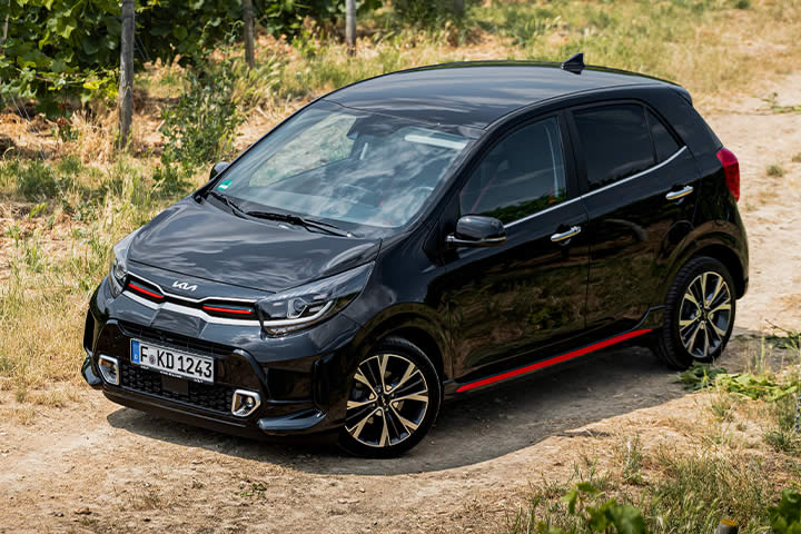 Kia Picanto, Vogelperspektive, Fahrerseite