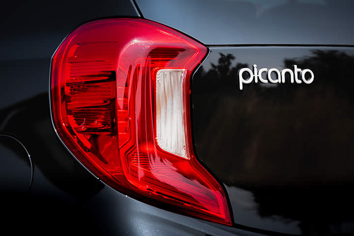 Kia Picanto, Detailansicht, Rückleuchte, links