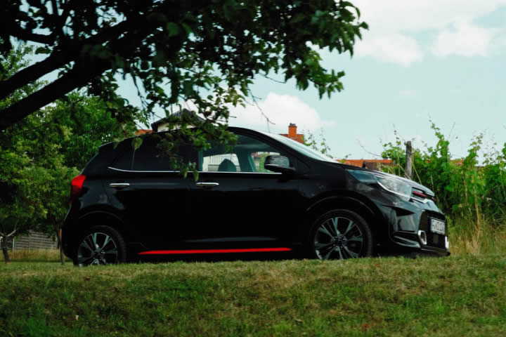 Kia Picanto, Videovorschaubild, Aussenansicht, Beifahrerseite