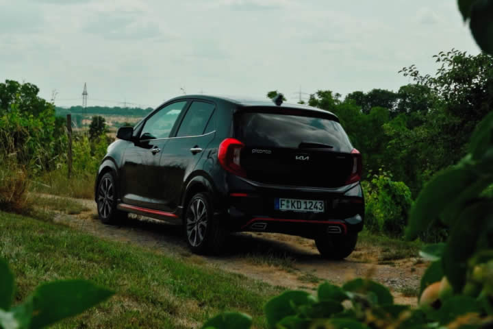 Kia Picanto, Video-Vorschaubild, Aussenansicht, hinten, links