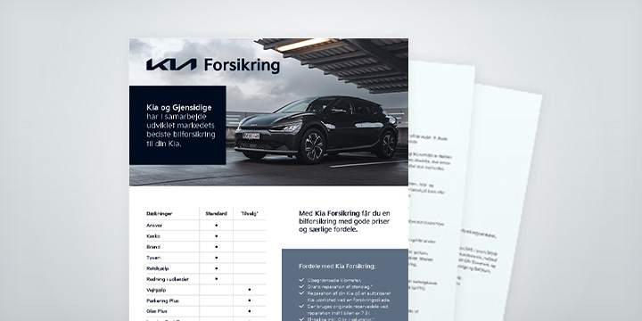 kia forsikring prisark