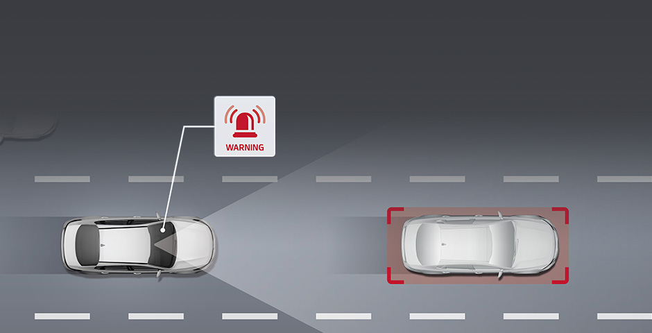 Kia Forward Collision Warning (FCW) video