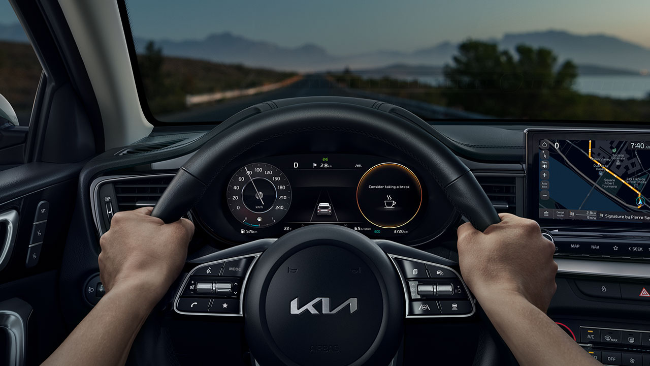 Kia ProCeed Driver Attention Warning & Leading Vehicle Departure Warning