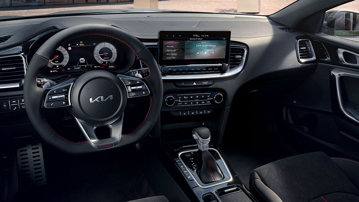 Kia ProCeed 10.25" kleuren-touchscreen en 12.3" instrumentenpaneel