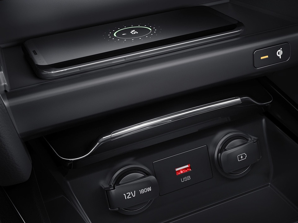 Chargeur sans fil de la kia ceed sportswagon