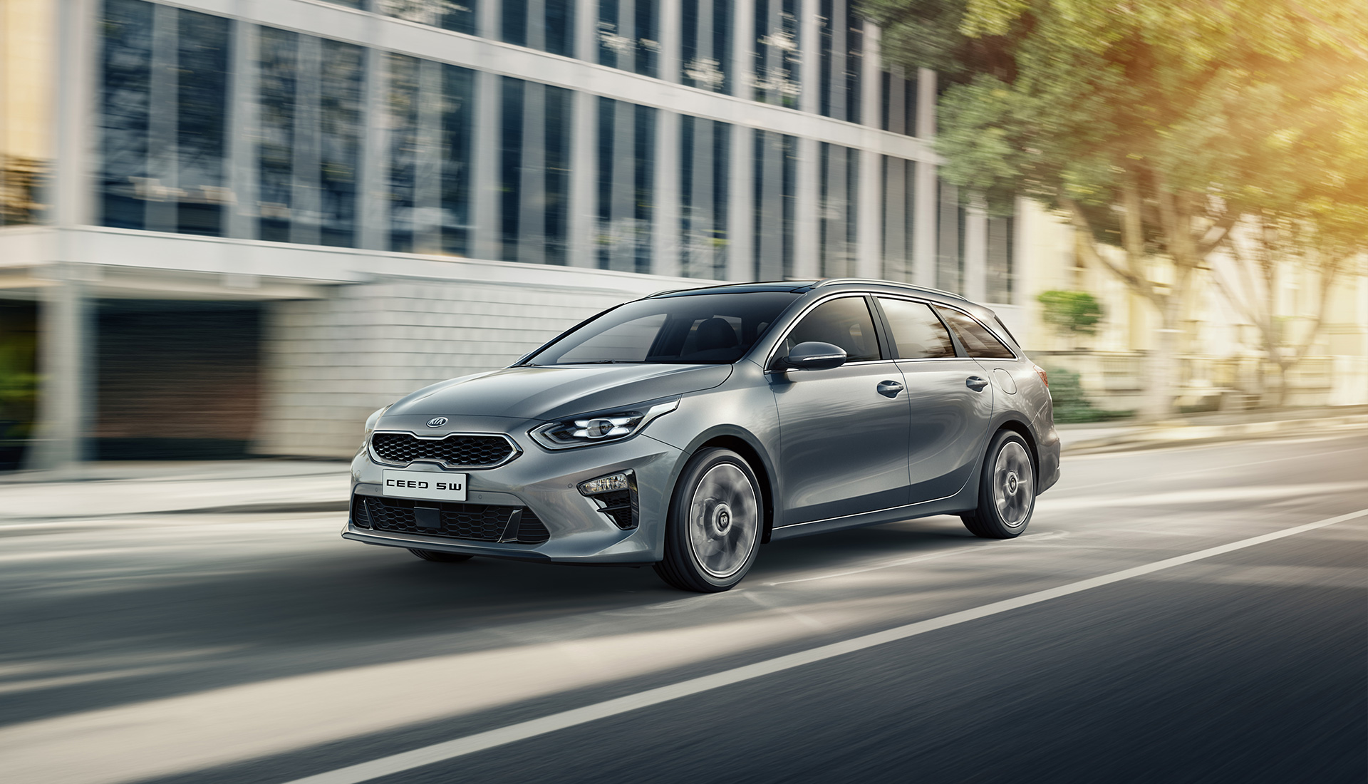 Conduite en ville de la kia ceed sportswagon