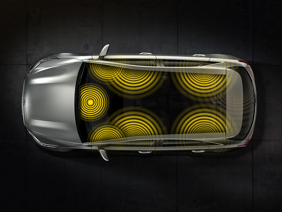 Système audio haut de gamme de la kia ceed sportswagon