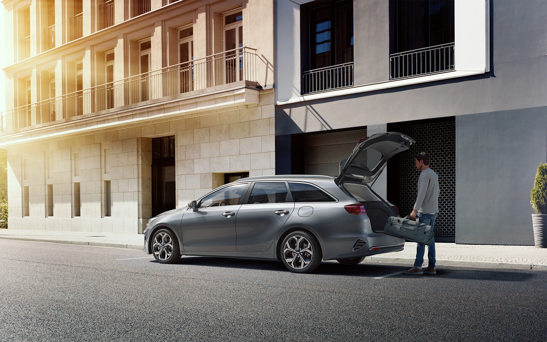 Compartiment à bagages de la kia ceed sportswagon
