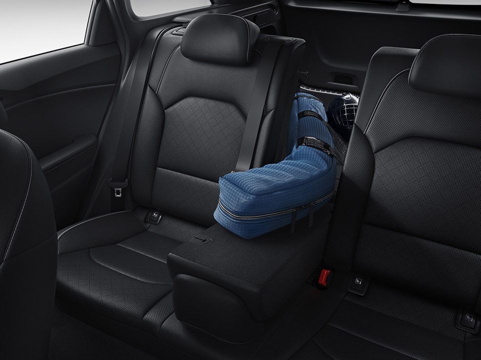 Sièges arrière rabattables de la kia ceed sportswagon