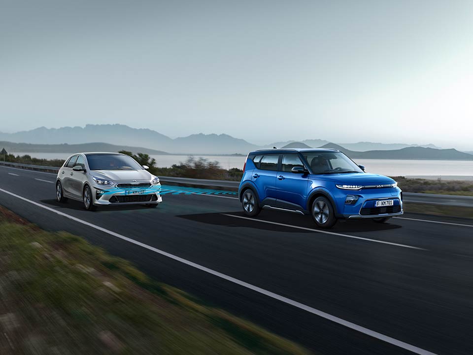 Kia e-Soul - Autonome noodremassistentie