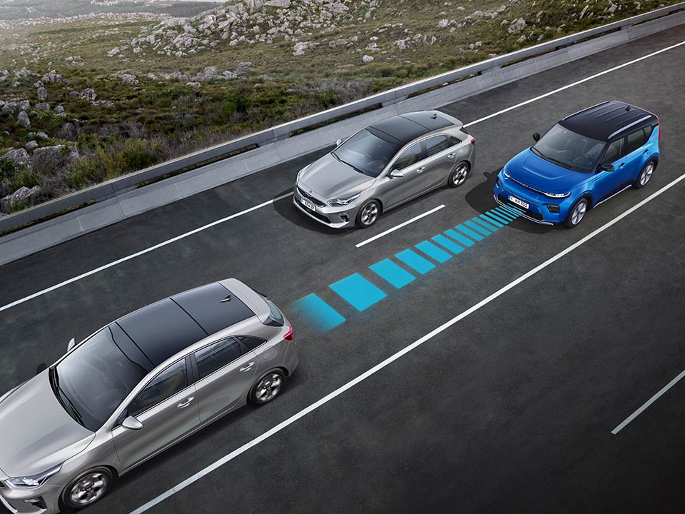 Kia e-Soul- Adaptieve cruise control met Stop & Go