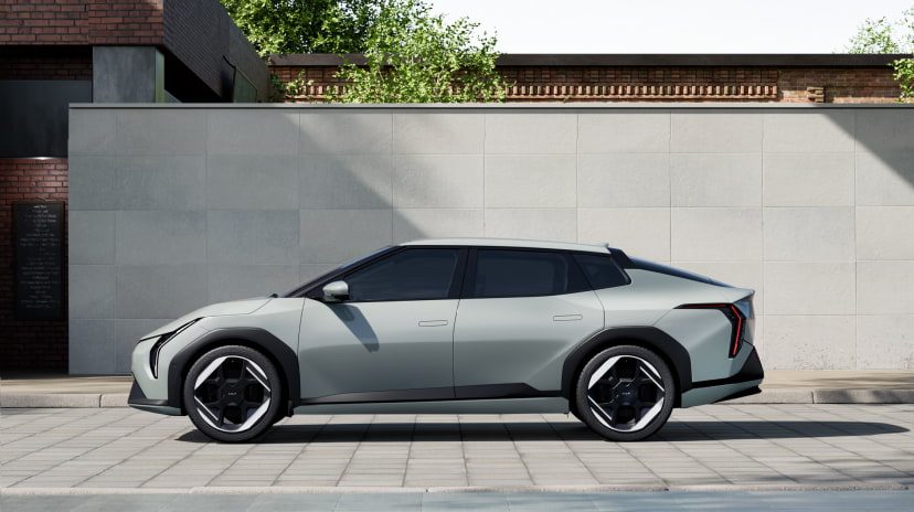 The Kia EV4 Fastback