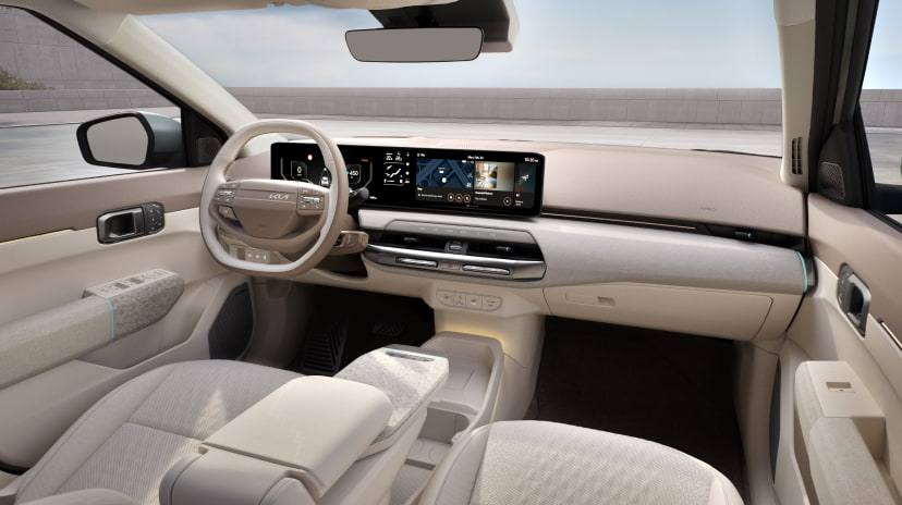 The Kia EV4 Fastback