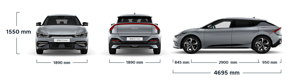 Kia EV6 - tutte le dimensioni