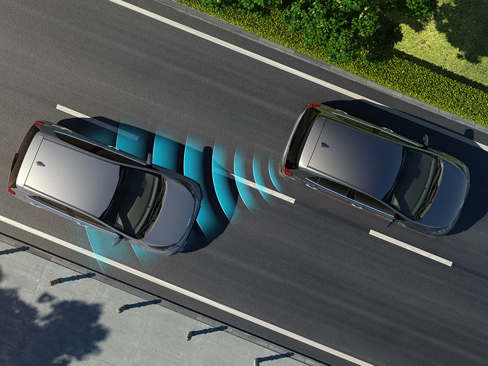 Kia Picanto – Aktiv blindvinkelsassistent (BCAA)