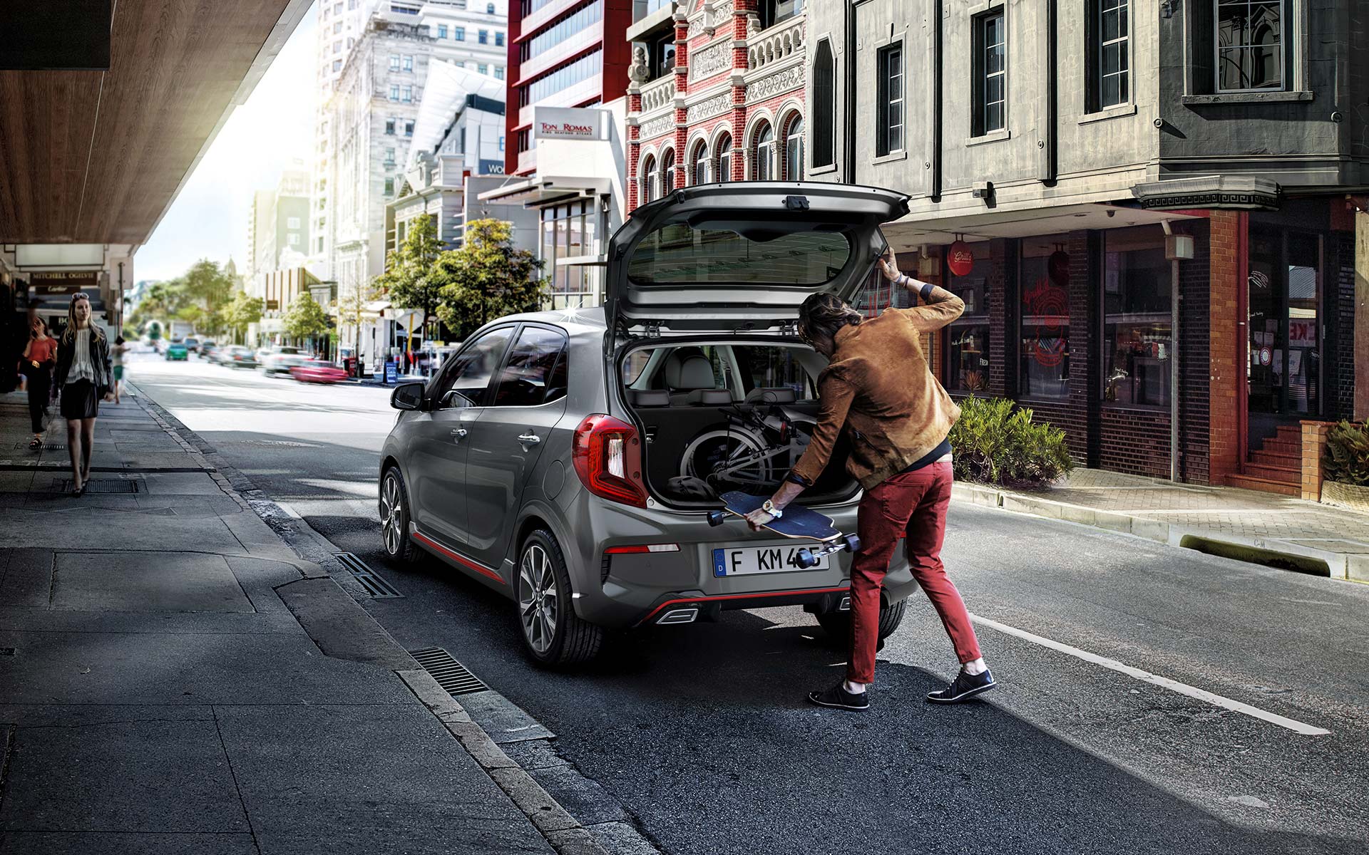 Kia Picanto. Capacidad de maletero