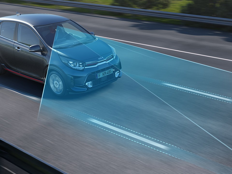 Kia Picanto – Udvidet vognbaneassistent (LFA)