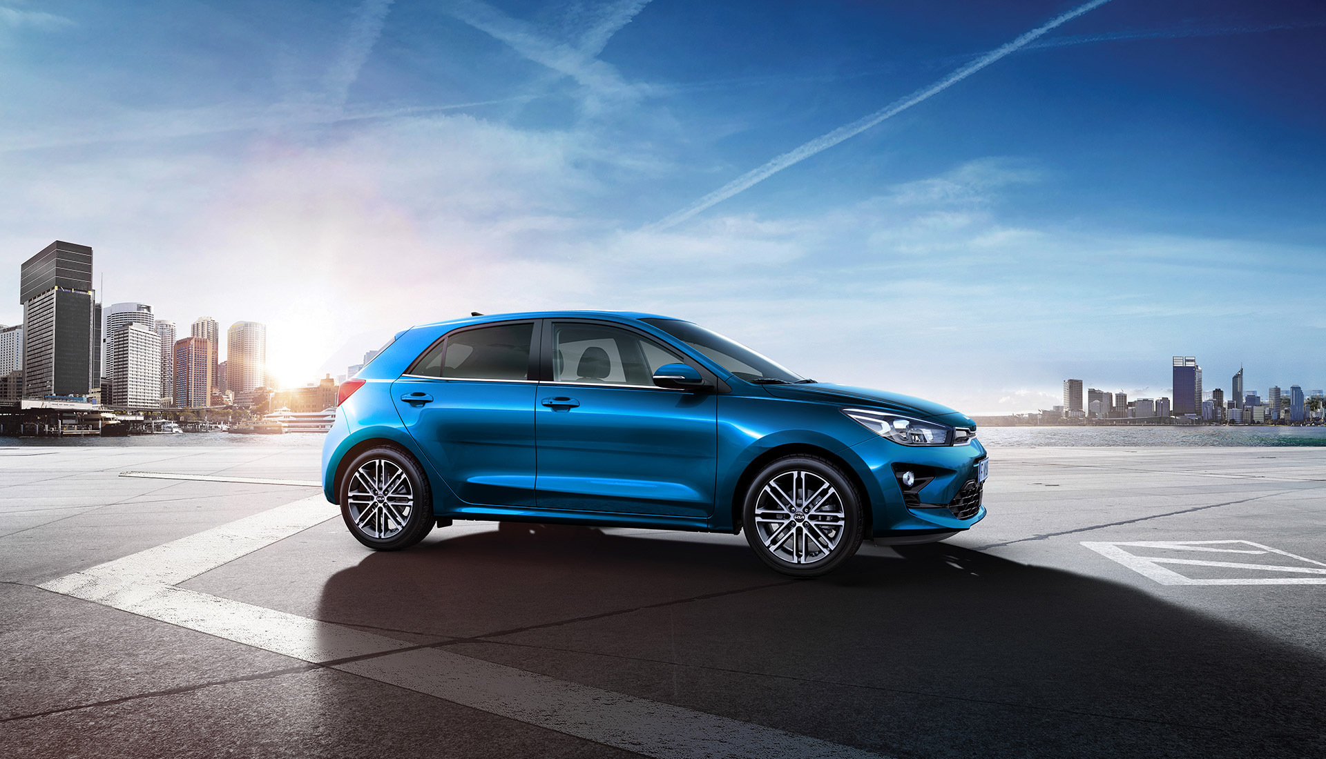 De Kia Rio. De compacte hatchback met 5 deuren