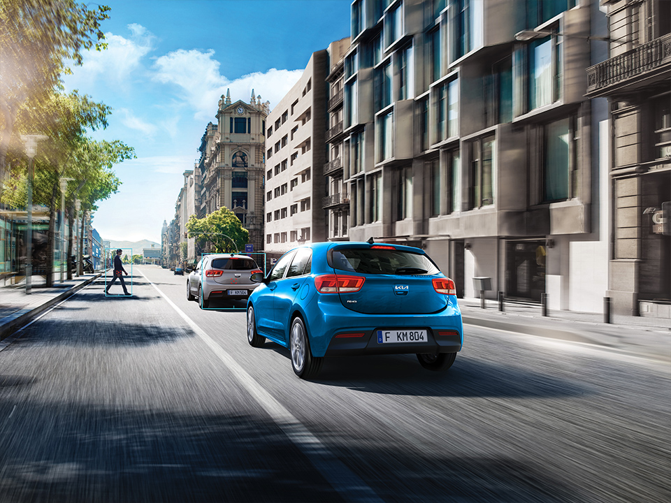 Kia Rio - Autonome noodremassistentie 