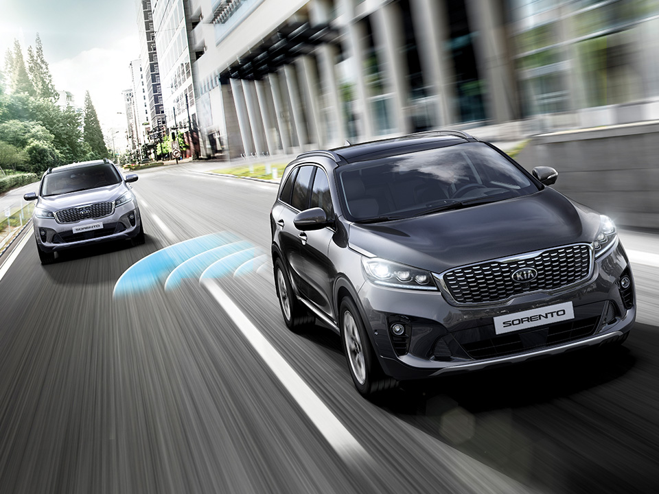 Kia Sorento - Système de détection des angles morts