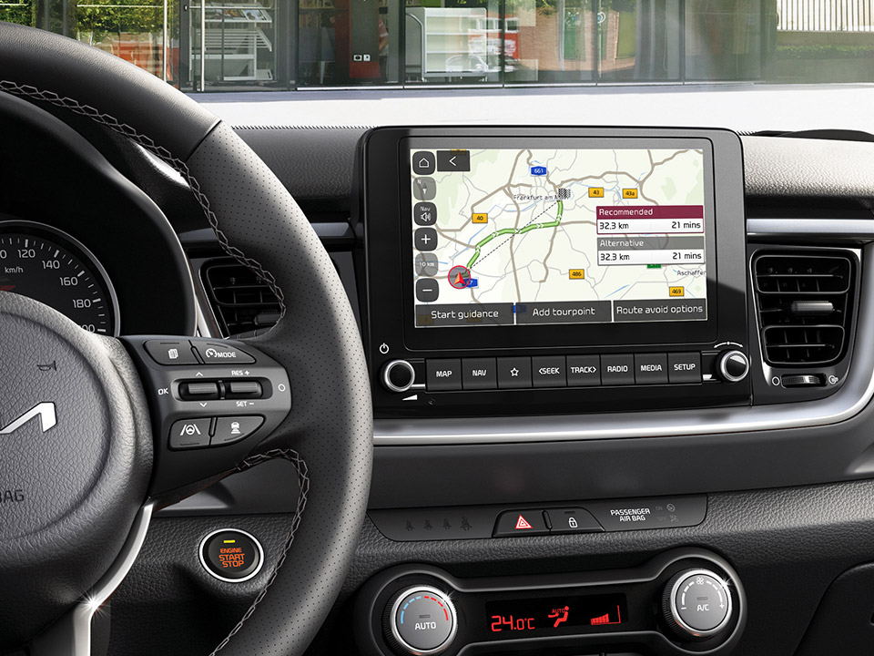 Nieuwe Kia Stonic connectiviteit