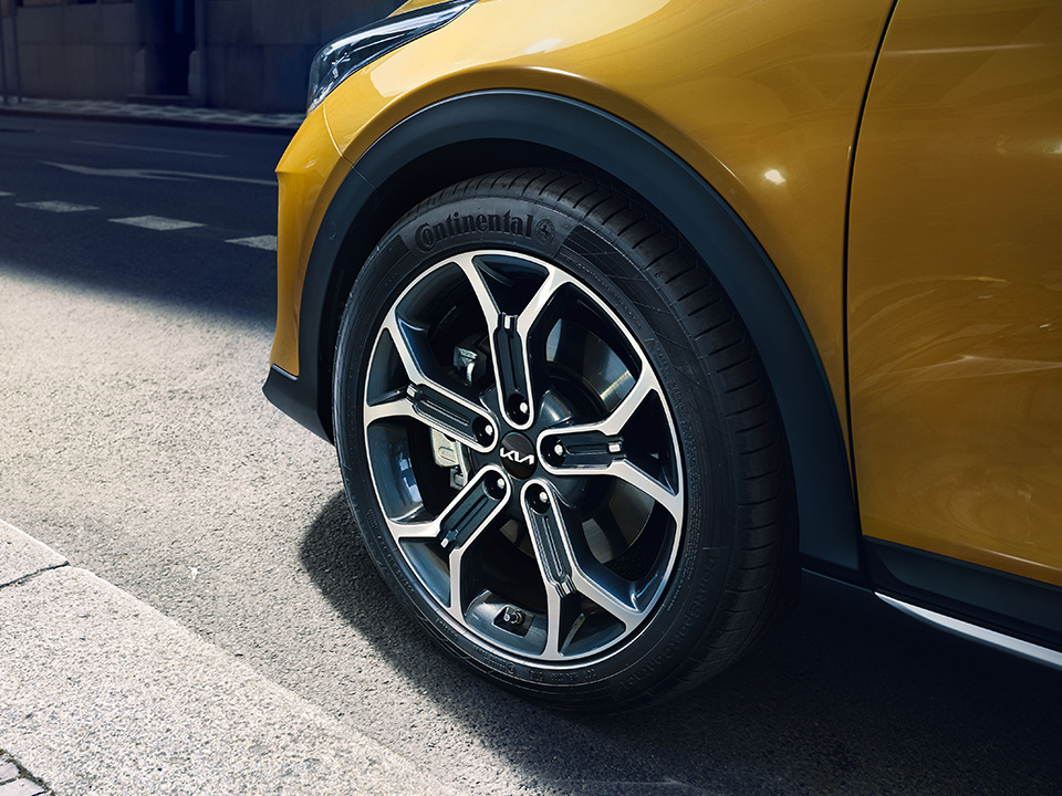 Kia XCeed with quiet wheels