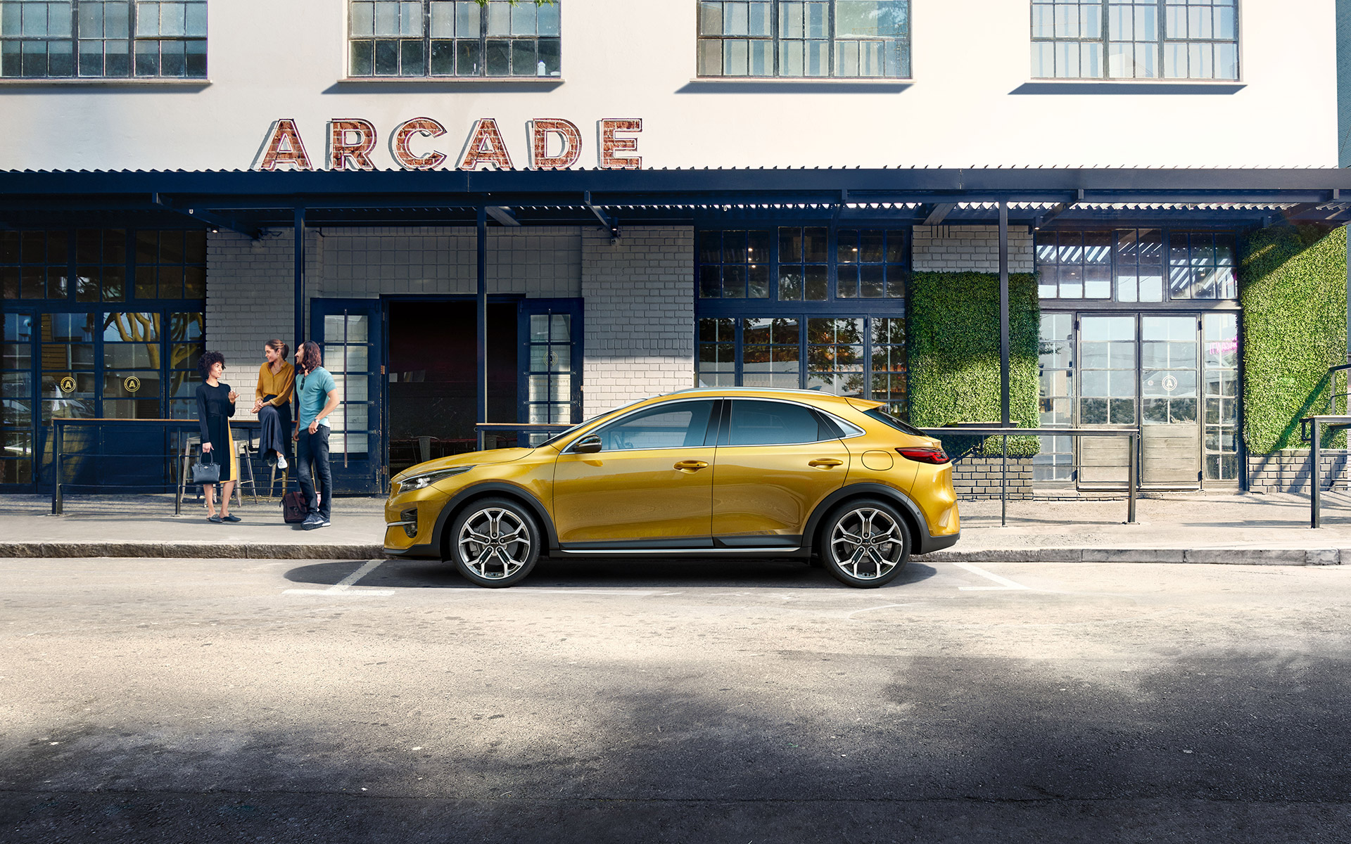 Kia XCeed crossover coupé silhouette