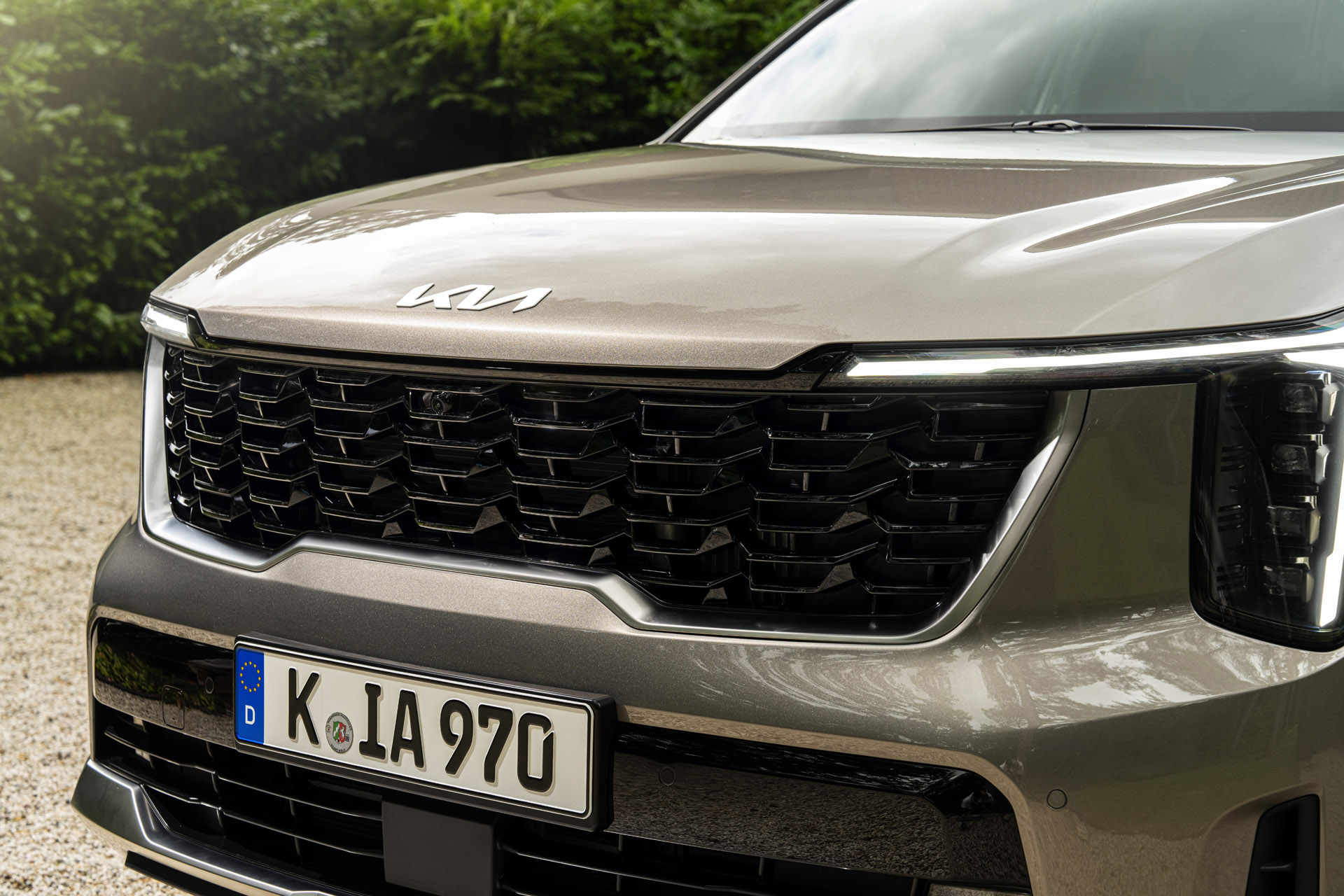 New Kia Sorento front bumper design