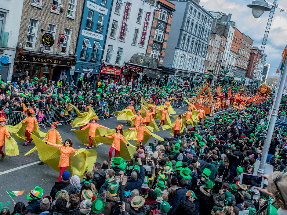 ireland st patricks festival celebrations