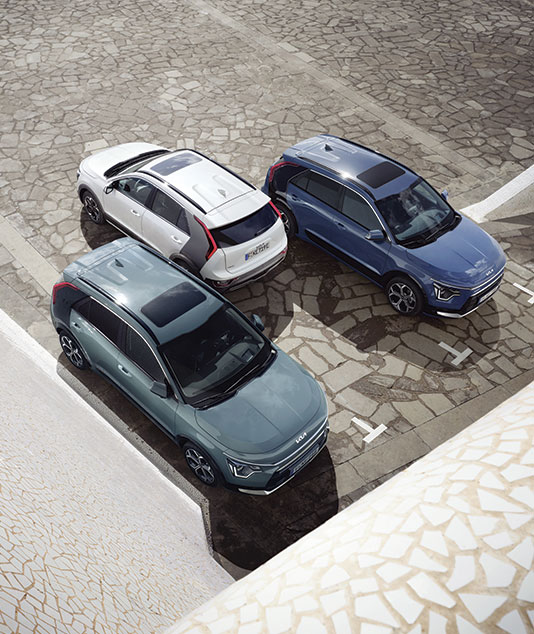 Kia Niro ev e Kia Niro hev