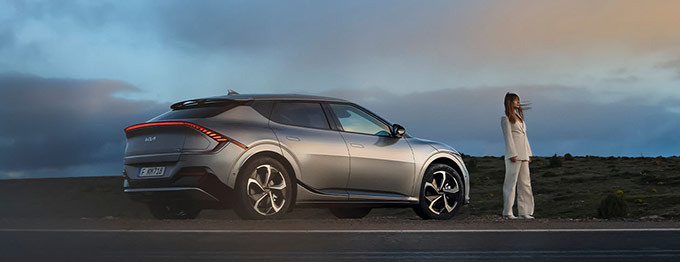 Kia EV6 med ultrasnabb laddning